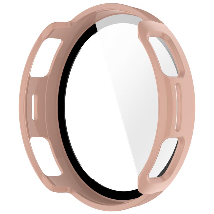 For Amazfit Active 3 Premium  Tempered Film Integrated PC Watch Protective Case with Scale