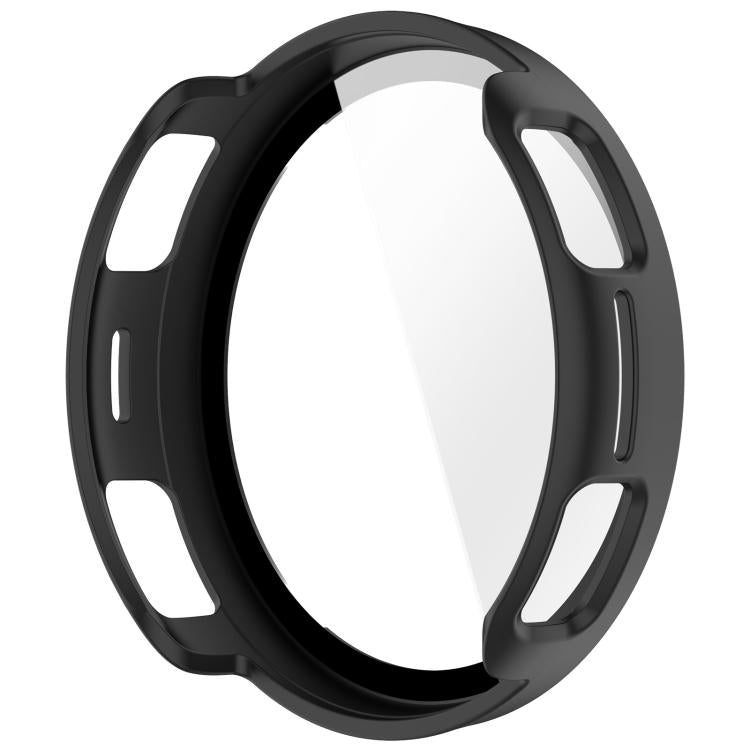 For Amazfit Active 3 Premium  Tempered Film Integrated PC Watch Protective Case with Scale