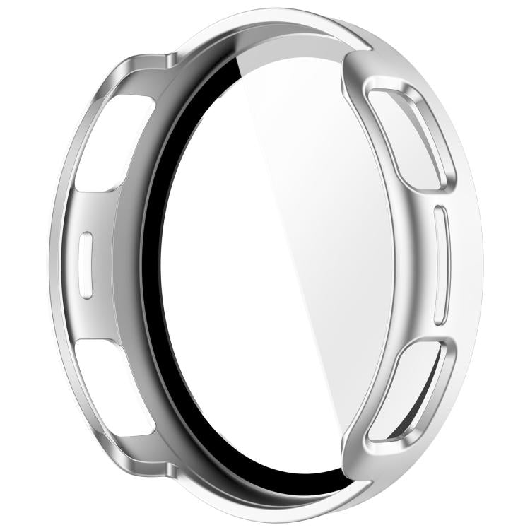 For Amazfit Active 3 Premium  Tempered Film Integrated PC Watch Protective Case with Scale