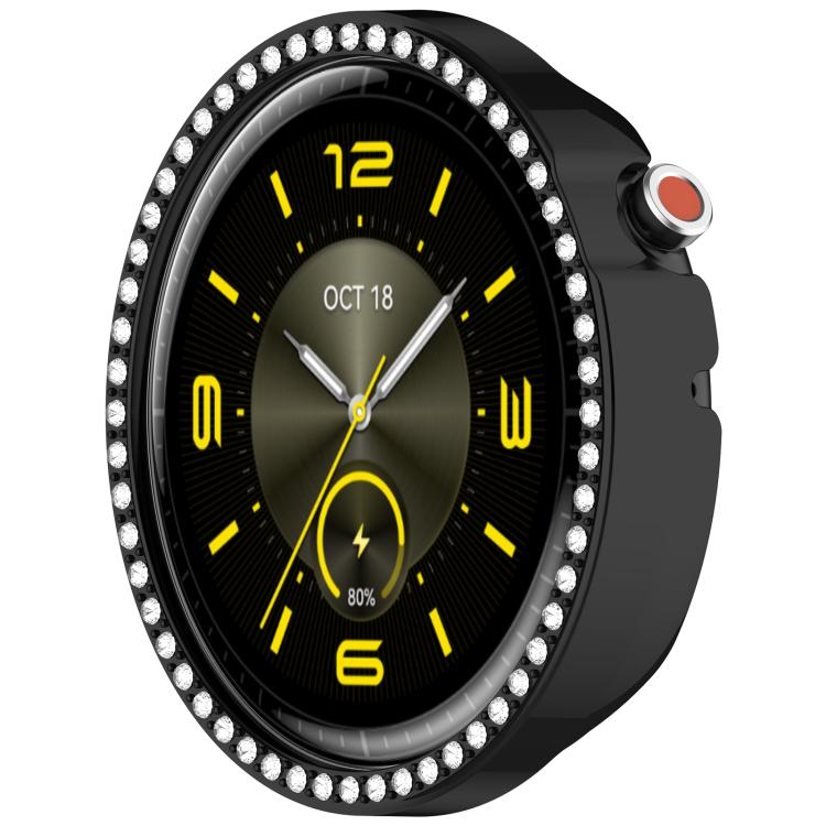 For Honor Watch GS 5 / Watch Fit Elegant Single Row Diamond Half Coverage Hollow PC Watch Protective Case
