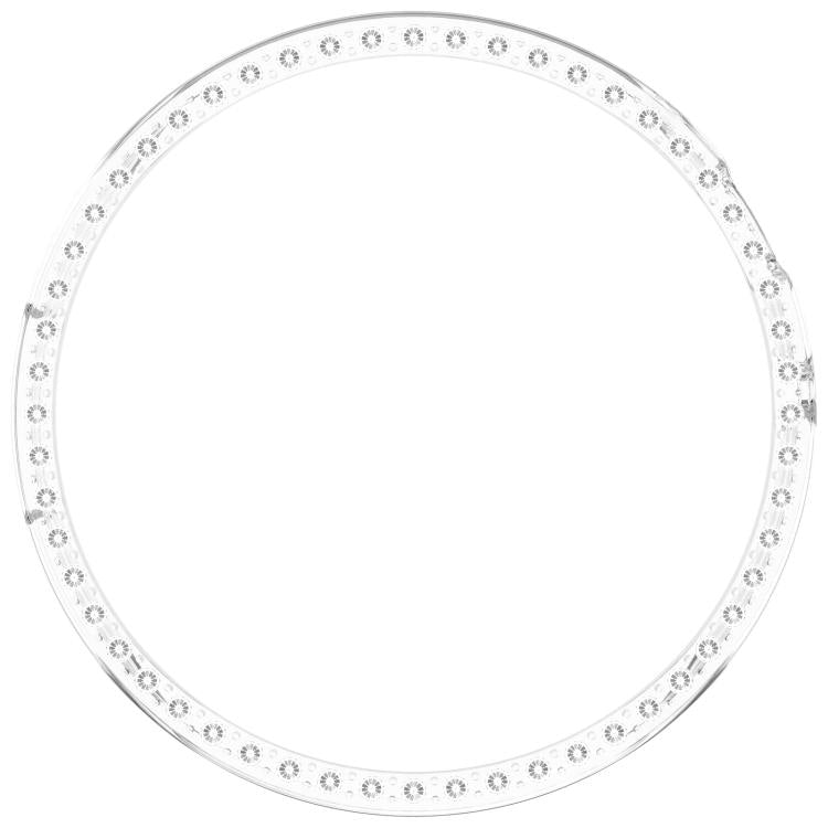 For Honor Watch Fit Vitaly Single Row Diamond Half Coverage Hollow PC Watch Protective Case