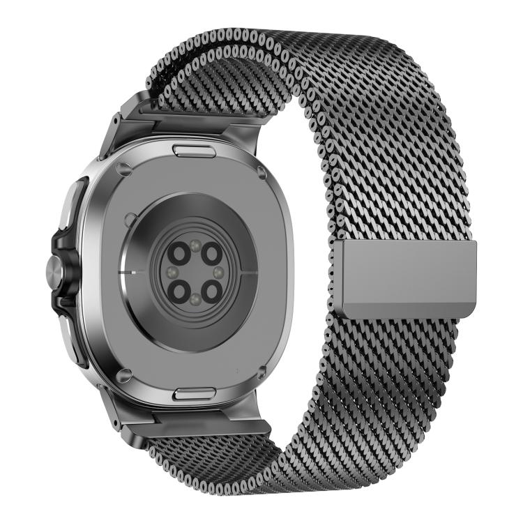 For Samsung Galaxy Watch8 / Watch8 Classic Vibrant Style Thick Mesh Milanese Magnetic Watch Band