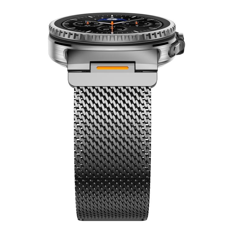 For Samsung Galaxy Watch8 / Watch8 Classic Vibrant Style Thick Mesh Milanese Magnetic Watch Band