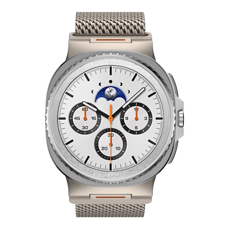 For Samsung Galaxy Watch8 / Watch8 Classic Vibrant Style Thick Mesh Milanese Magnetic Watch Band