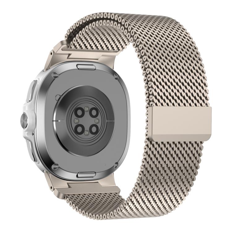 For Samsung Galaxy Watch8 / Watch8 Classic Vibrant Style Thick Mesh Milanese Magnetic Watch Band