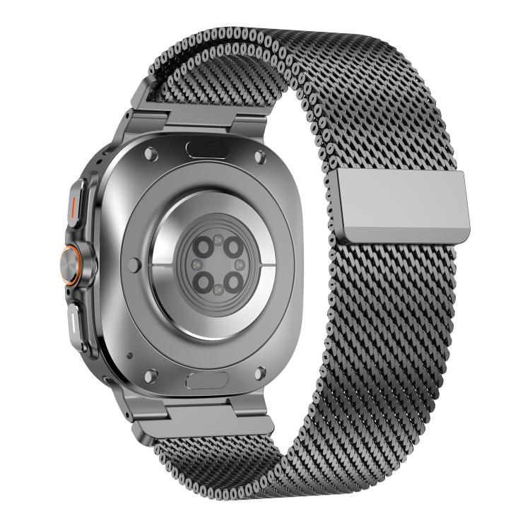 For Samsung Galaxy Watch Ultra 2025 / Ultra 47mm Vibrant Style Thick Mesh Milanese Magnetic Watch Band