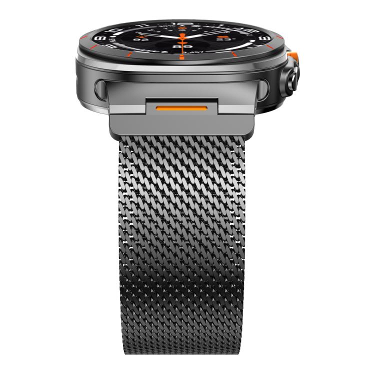 For Samsung Galaxy Watch Ultra 2025 / Ultra 47mm Vibrant Style Thick Mesh Milanese Magnetic Watch Band