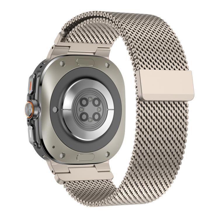 For Samsung Galaxy Watch Ultra 2025 / Ultra 47mm Vibrant Style Thick Mesh Milanese Magnetic Watch Band