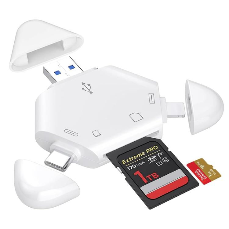 Type-C Multi-functional Magnetic SD/TF Card Reader
