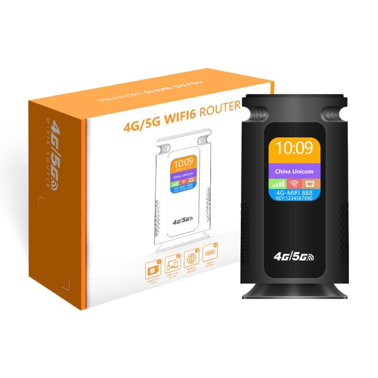 Q52-E Eurasian Version 3000mAh Battery 4G WiFi Router SIM Card Slot WiFi 6 CPE 300Mbps Modem, Plug:US Plug