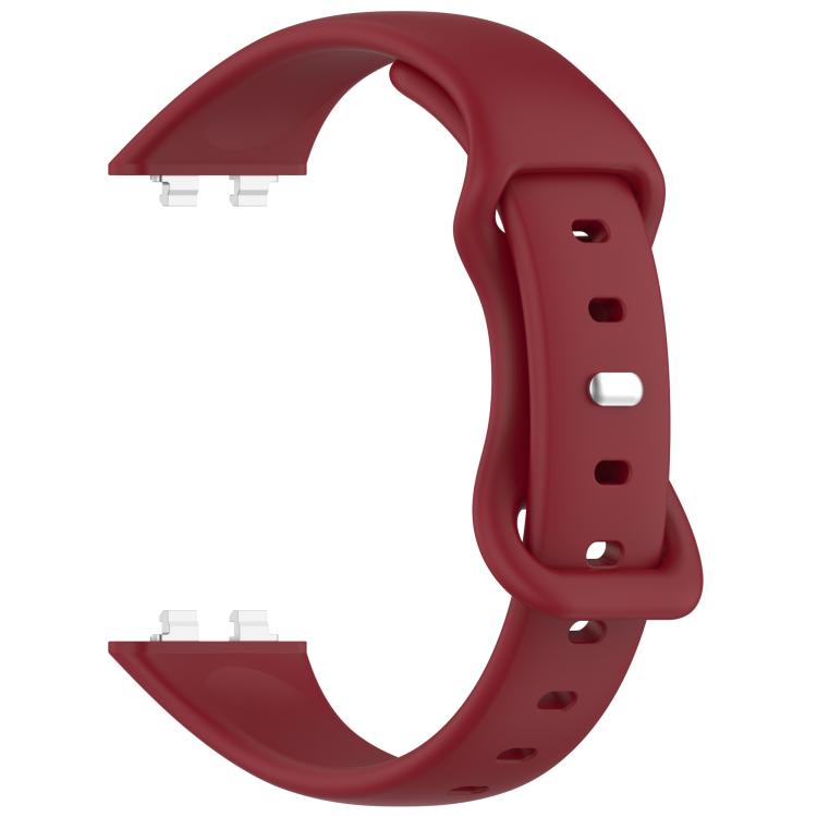 For Huawei Band 11 / Band 11 Pro Slim Butterfly Clasp Solid Color Silicone Watch Band