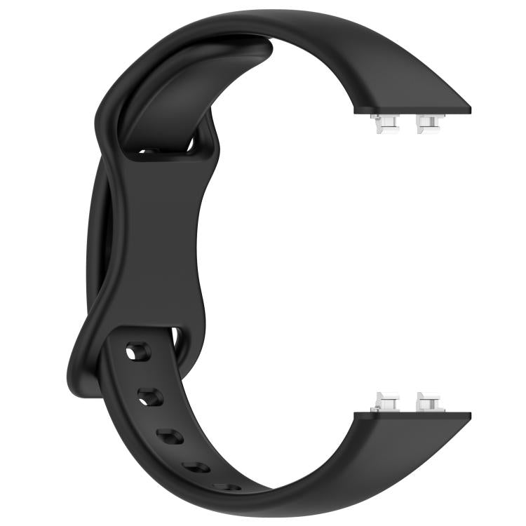 For Huawei Band 11 / Band 11 Pro Slim Butterfly Clasp Solid Color Silicone Watch Band