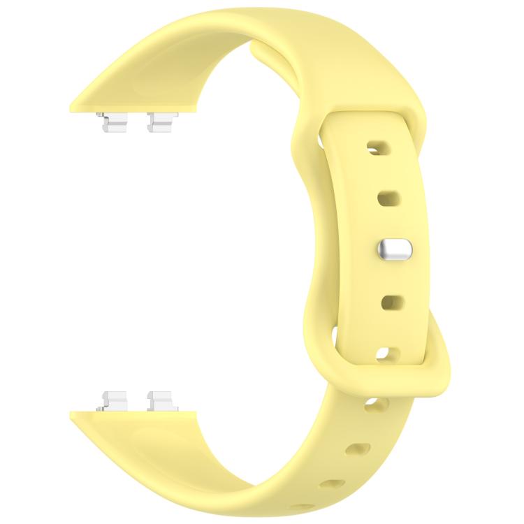 For Huawei Band 11 / Band 11 Pro Slim Butterfly Clasp Solid Color Silicone Watch Band