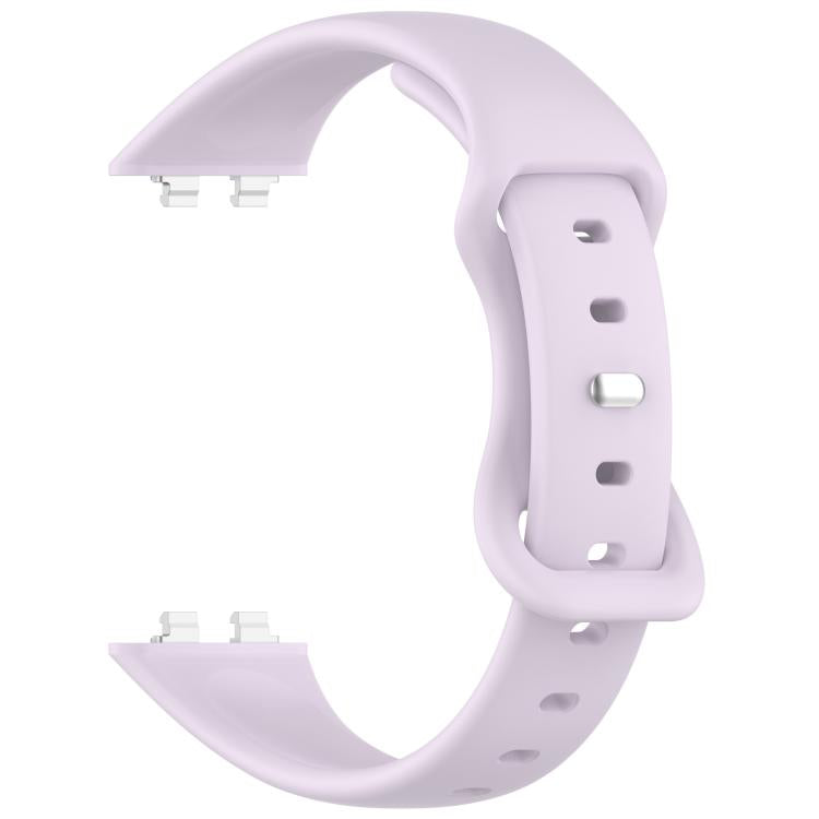 For Huawei Band 11 / Band 11 Pro Slim Butterfly Clasp Solid Color Silicone Watch Band