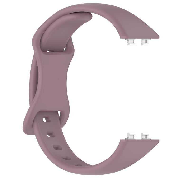 For Huawei Band 11 / Band 11 Pro Slim Butterfly Clasp Solid Color Silicone Watch Band