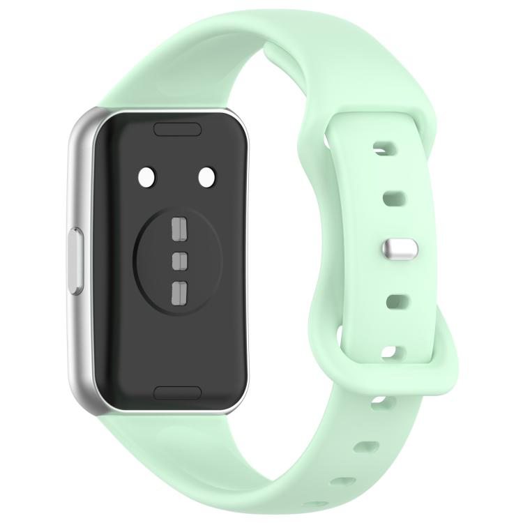 For Huawei Band 11 / Band 11 Pro Slim Butterfly Clasp Solid Color Silicone Watch Band