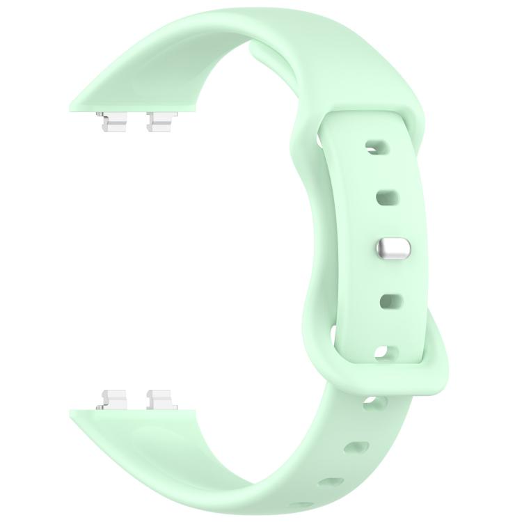 For Huawei Band 11 / Band 11 Pro Slim Butterfly Clasp Solid Color Silicone Watch Band