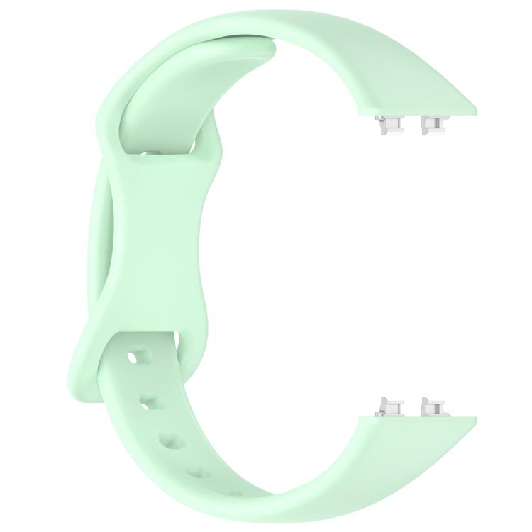 For Huawei Band 11 / Band 11 Pro Slim Butterfly Clasp Solid Color Silicone Watch Band