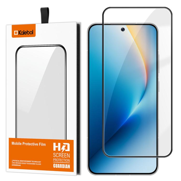 For Honor Win / Win RT Kalebol High-Aluminum Screen-Printed Full-Coverage Anti-Fingerprint Black-Bordered HD Tempered Glass Film