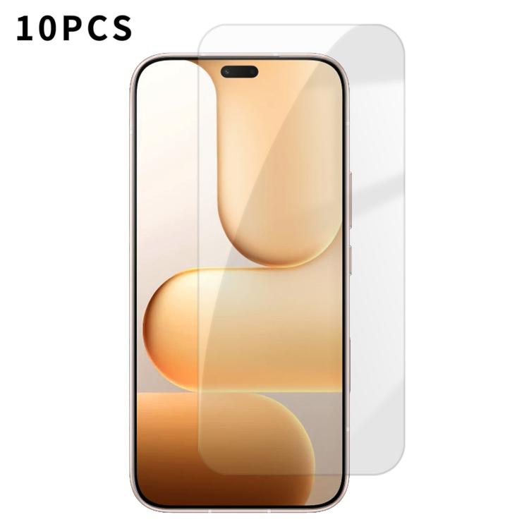 For Honor 600 Lite Global Kalebol 10pcs High-Aluminum Semi-Screen Anti-Fingerprint HD Tempered Glass Film
