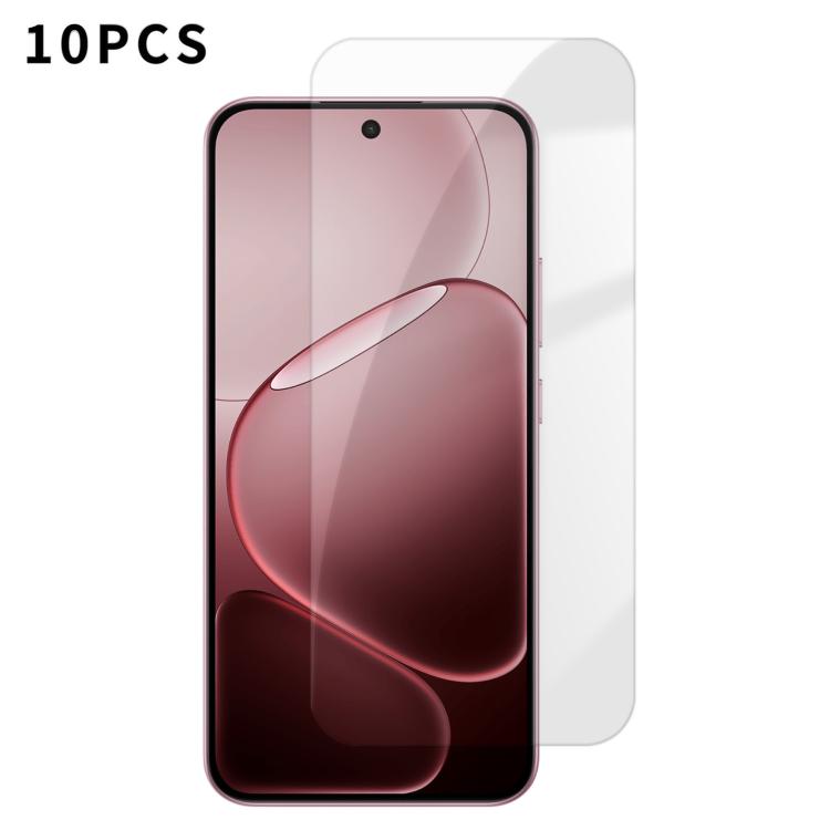 For OPPO A6 4G Kalebol 10pcs High-Aluminum Semi-Screen Anti-Fingerprint HD Tempered Glass Film