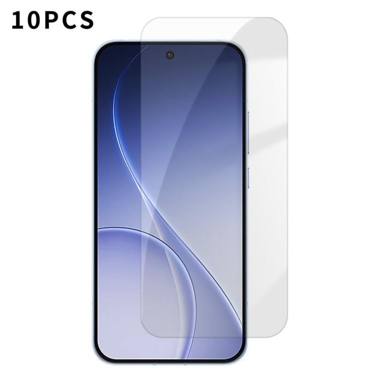 For OPPO Reno15 Pro Mini Kalebol 10pcs High-Aluminum Semi-Screen Anti-Fingerprint HD Tempered Glass Film