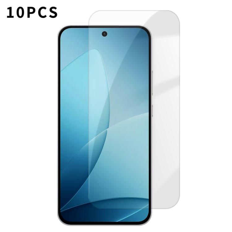 For OPPO F33 Pro 5G Kalebol 10pcs High-Aluminum Semi-Screen Anti-Fingerprint HD Tempered Glass Film