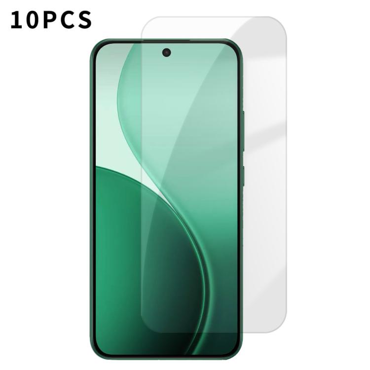 For OPPO F33 5G Kalebol 10pcs High-Aluminum Semi-Screen Anti-Fingerprint HD Tempered Glass Film