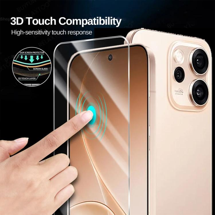 For OPPO Reno15 Pro Max Global Kalebol 10pcs High-Aluminum Semi-Screen Anti-Fingerprint HD Tempered Glass Film
