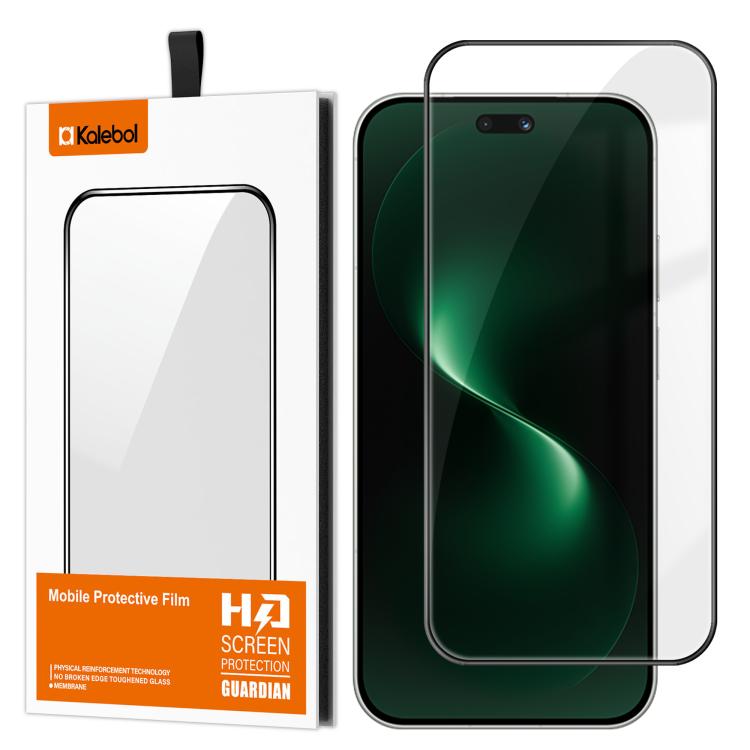 For Huawei nova 15 Pro / Ultra Kalebol High-Aluminum Screen-Printed Full-Coverage Anti-Fingerprint Black-Bordered HD Tempered Glass Film