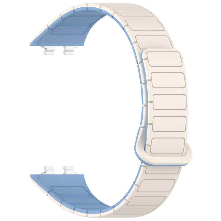 For Huawei Band 11 / Band 11 Pro I-Shaped Adjustable Magnetic Silicone Watch Band