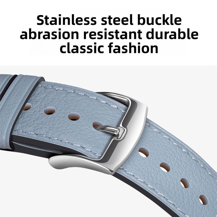 For Xiaomi Watch S5 46mm Pin Buckle Genuine Leather Watch Band