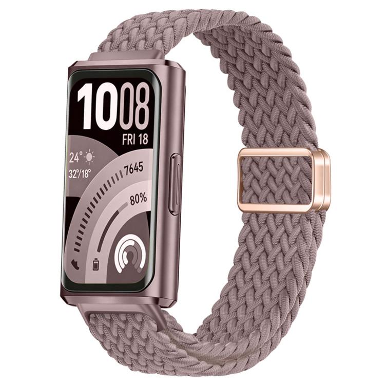 For Huawei Band 11 / Band 11 Pro Slide Magnetic Clasp Nylon Woven Loop Watch Band