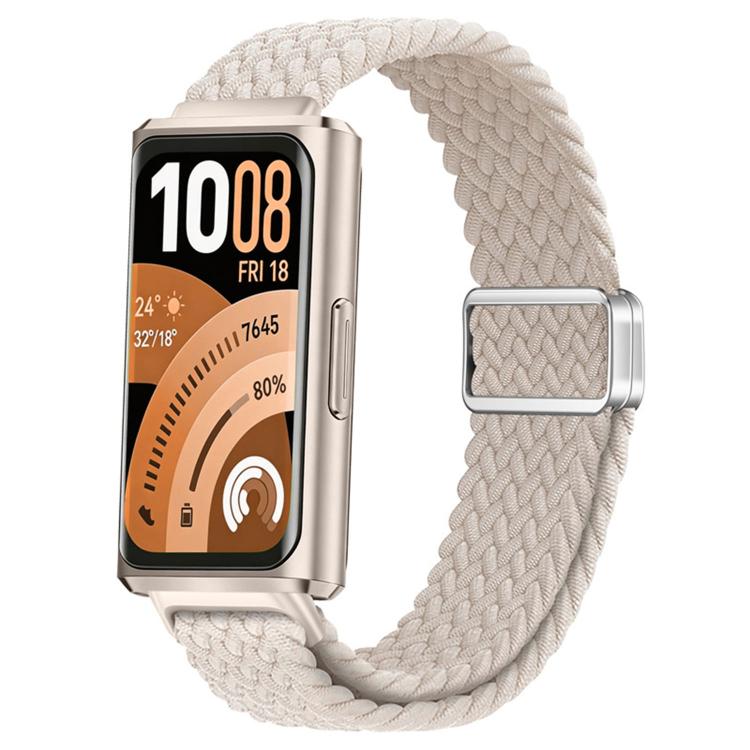 For Huawei Band 11 / Band 11 Pro Slide Magnetic Clasp Nylon Woven Loop Watch Band