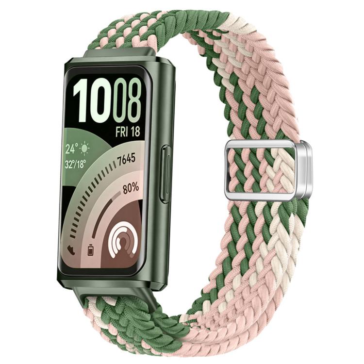 For Huawei Band 11 / Band 11 Pro Slide Magnetic Clasp Nylon Woven Loop Watch Band