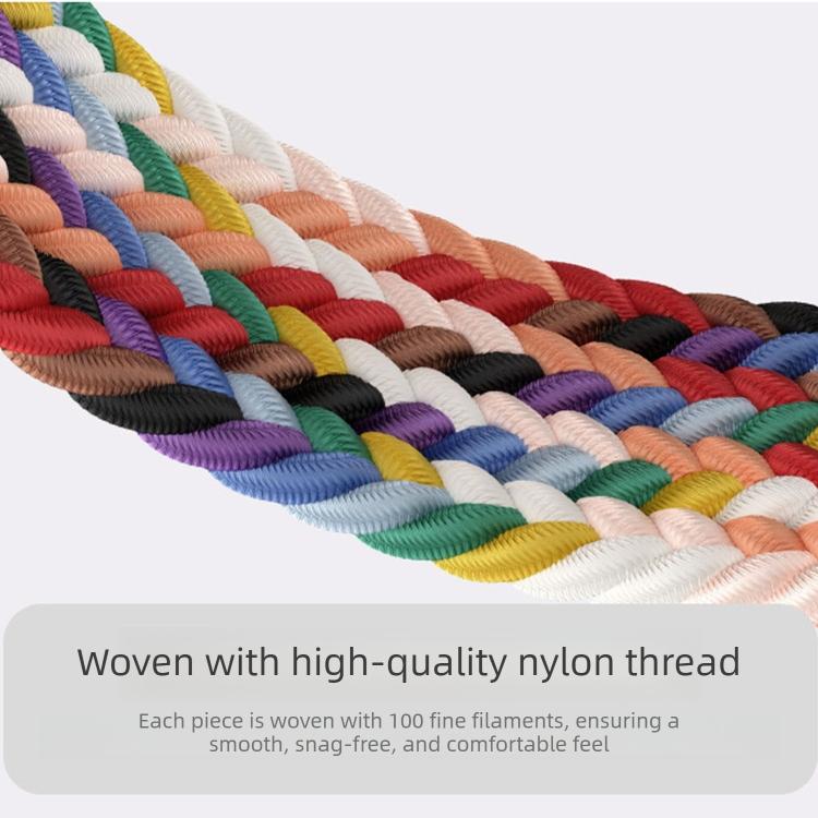 For Huawei Band 11 / Band 11 Pro Slide Magnetic Clasp Nylon Woven Loop Watch Band