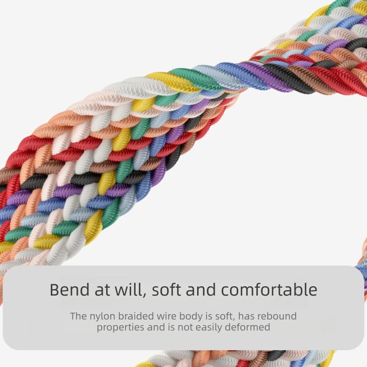 For Huawei Band 11 / Band 11 Pro Slide Magnetic Clasp Nylon Woven Loop Watch Band