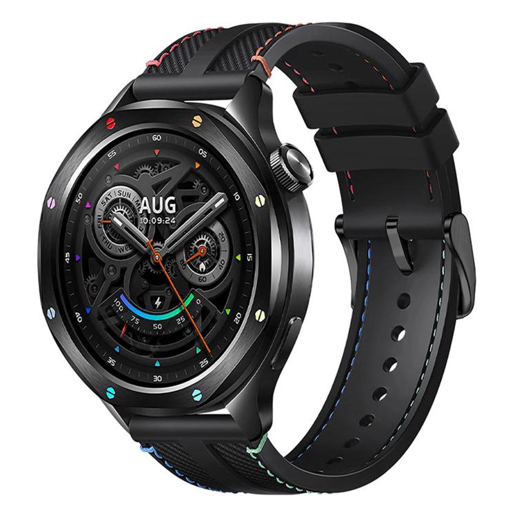 For Xiaomi Watch S5 46mm Fluorocarbon Rubber Composite Nylon Watch Band