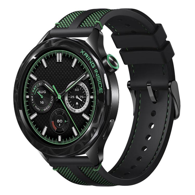 For Xiaomi Watch S5 46mm Fluorocarbon Rubber Composite Nylon Watch Band