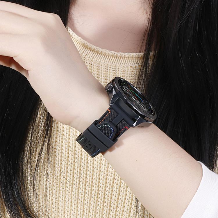 For Xiaomi Watch S5 46mm Fluorocarbon Rubber Composite Nylon Watch Band