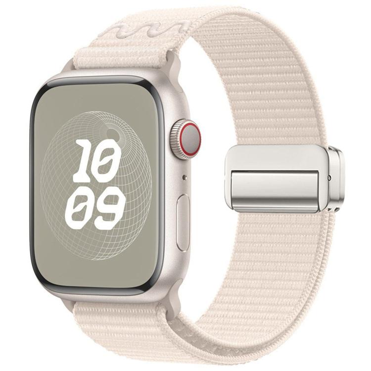 For Apple Watch 46mm / 49mm / 45mm / 44mm Magnetic Buckle Loop Nylon Watch Band