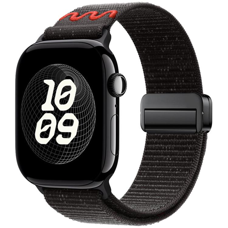 For Apple Watch 42mm / 41mm / 40mm / 38mm Magnetic Buckle Loop Nylon Watch Band