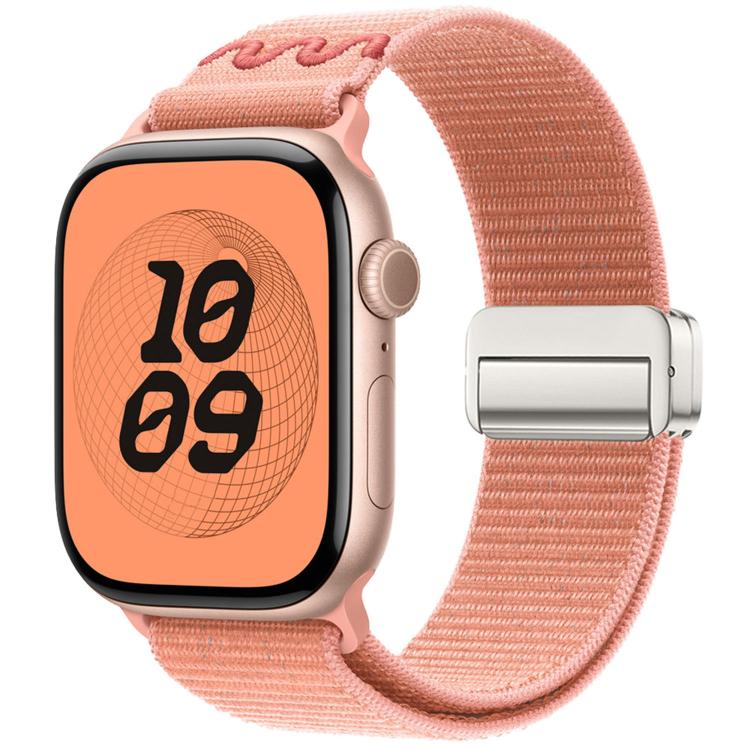 For Apple Watch 42mm / 41mm / 40mm / 38mm Magnetic Buckle Loop Nylon Watch Band