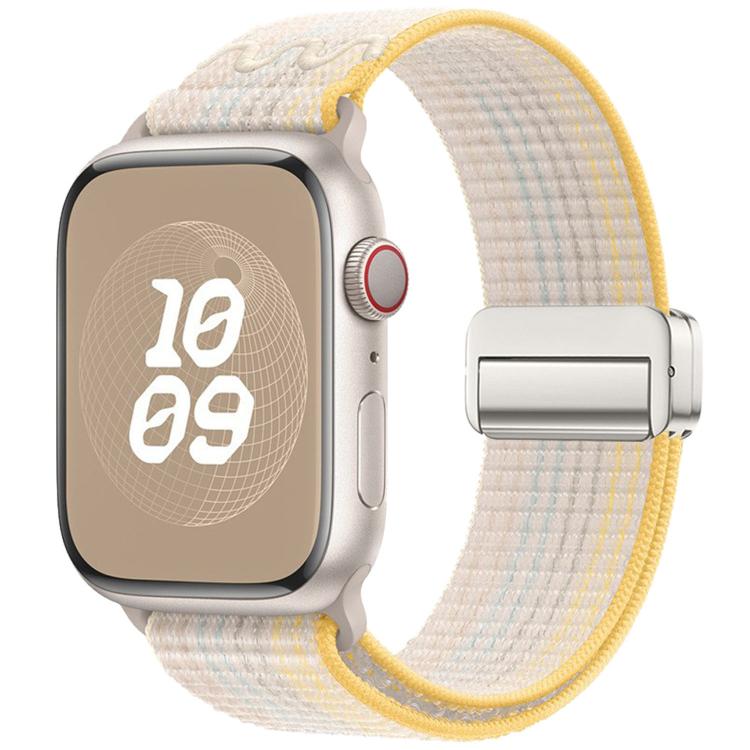 For Apple Watch 42mm / 41mm / 40mm / 38mm Magnetic Buckle Loop Nylon Watch Band