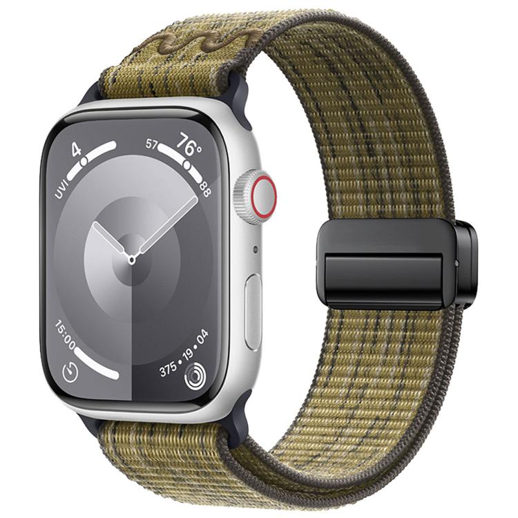 For Apple Watch 42mm / 41mm / 40mm / 38mm Magnetic Buckle Loop Nylon Watch Band