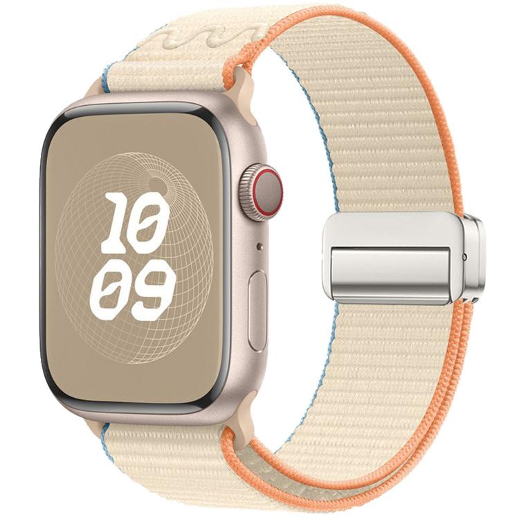 For Apple Watch 42mm / 41mm / 40mm / 38mm Magnetic Buckle Loop Nylon Watch Band