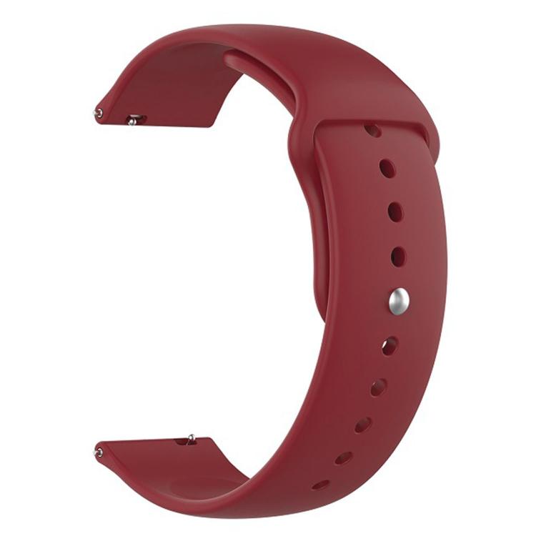 For Huawei Watch GT Runner 2 Reverse Buckle Solid Color Silicone Watch Band