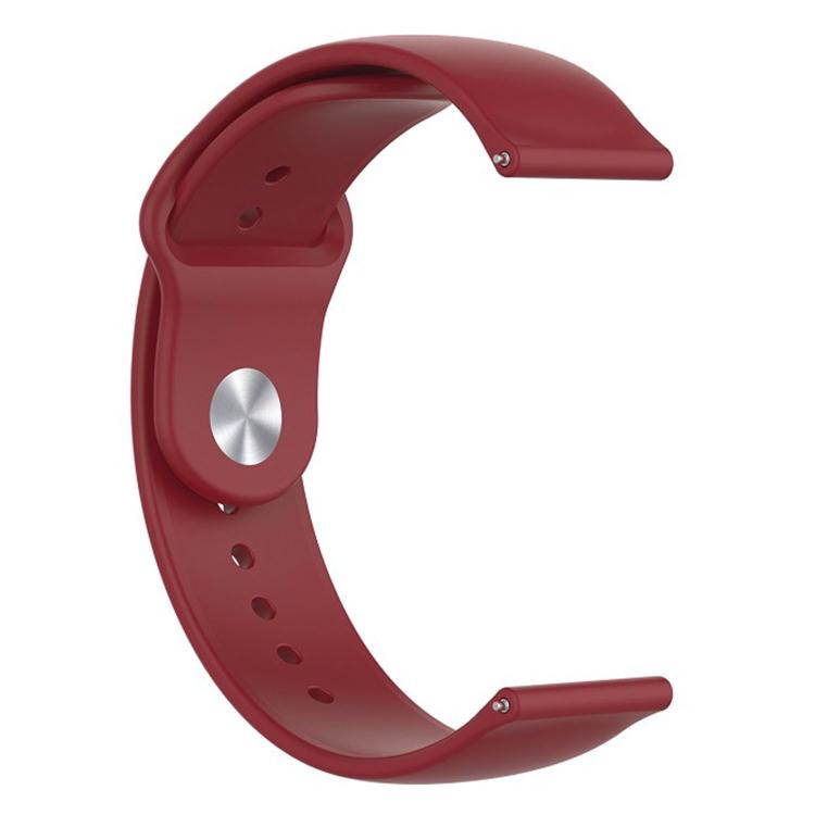 For Huawei Watch GT Runner 2 Reverse Buckle Solid Color Silicone Watch Band