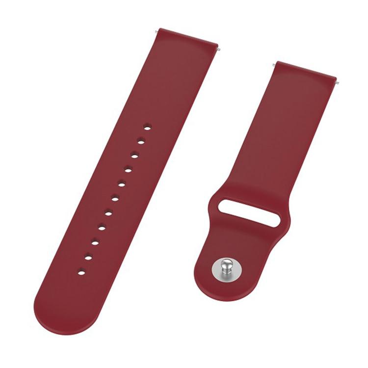For Huawei Watch GT Runner 2 Reverse Buckle Solid Color Silicone Watch Band