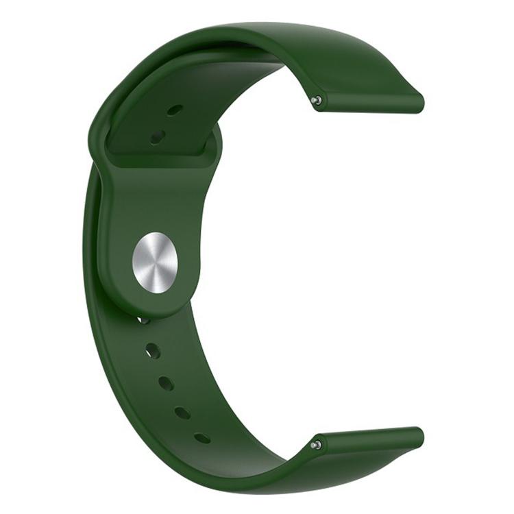 For Huawei Watch GT Runner 2 Reverse Buckle Solid Color Silicone Watch Band